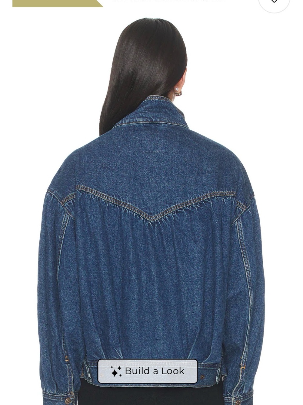Signature by Levi Strauss/Revolve Trucker Blouson Denim Jacket - Picture 2 of 12